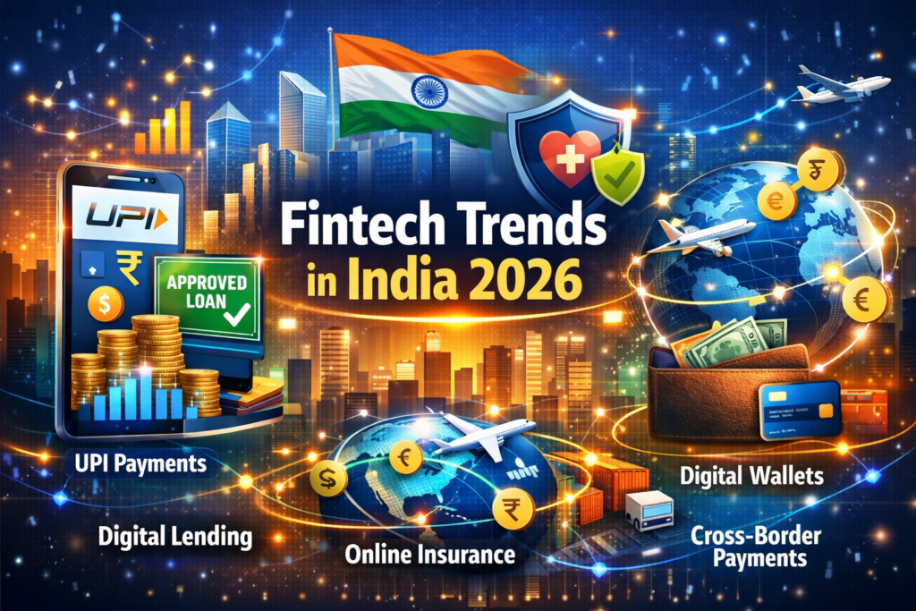 The Rise of Fintech in India: How UPI, Digital Lending, Online Insurance, Wallets, and Cross-Border Payments Are Redefining Finance Fintech Trends in India 2026