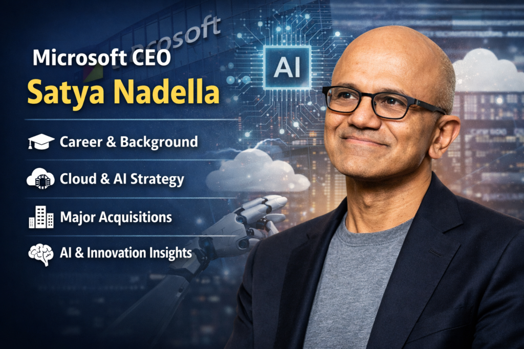 Microsoft CEO Satya Nadella: Background, Leadership, and Role in the AI Era