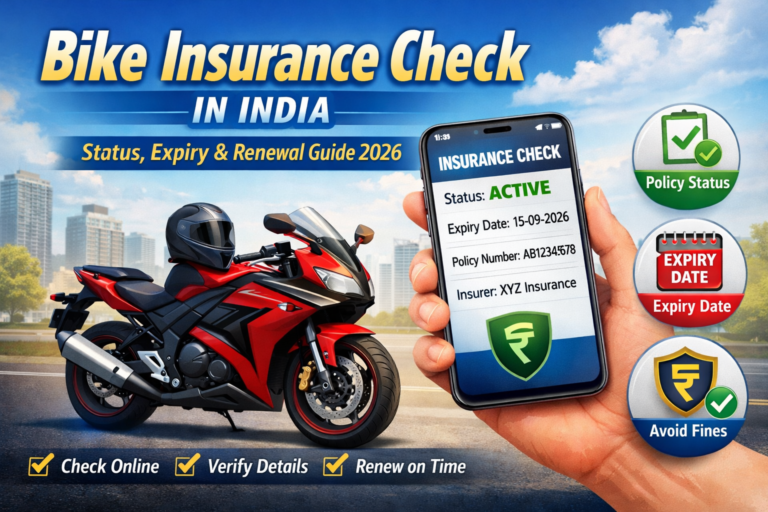 Bike Insurance Check in India, Complete Guide for 2026 Bike Insurance Check