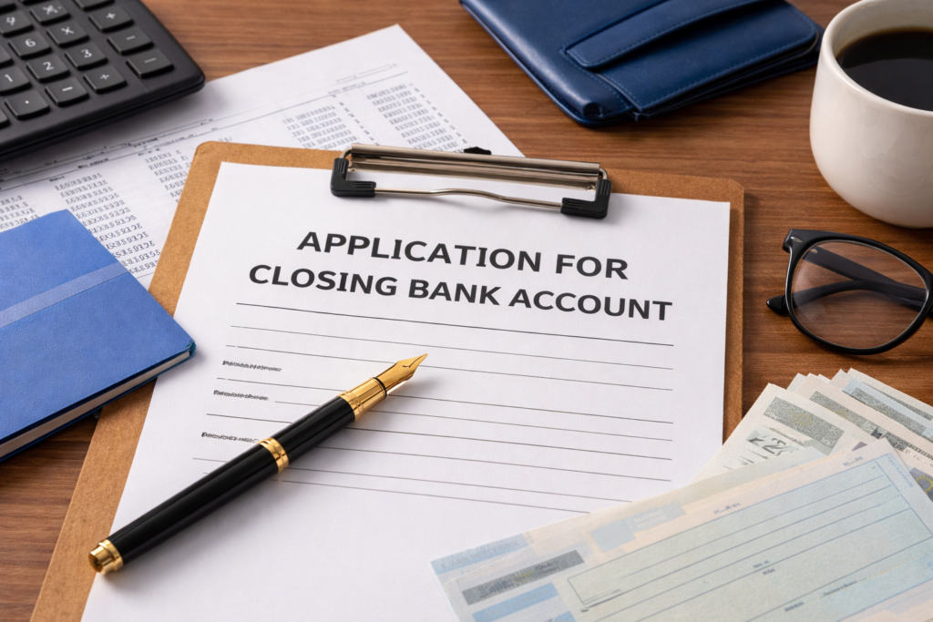 Bank Account Close Application